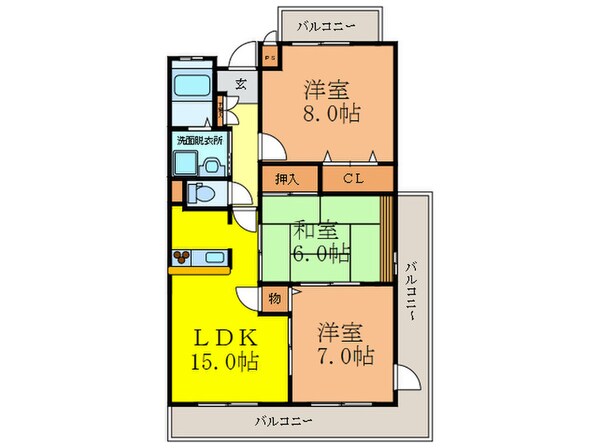 メゾン　泉の物件間取画像